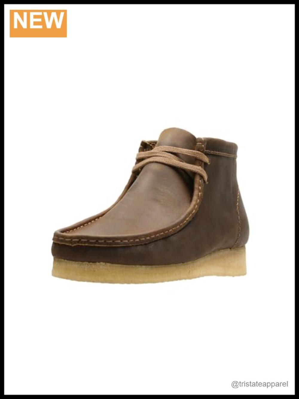 Clarks Wallabee Boot Leather Lace-Up Casual Ankle Boot